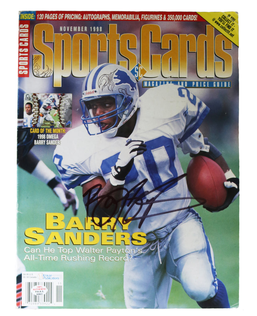 Detroit Lions Barry Sanders Sports Illustrated Cover by Sports