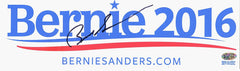 Bernie Sanders Signed Autographed Bumper Sticker LSC COA