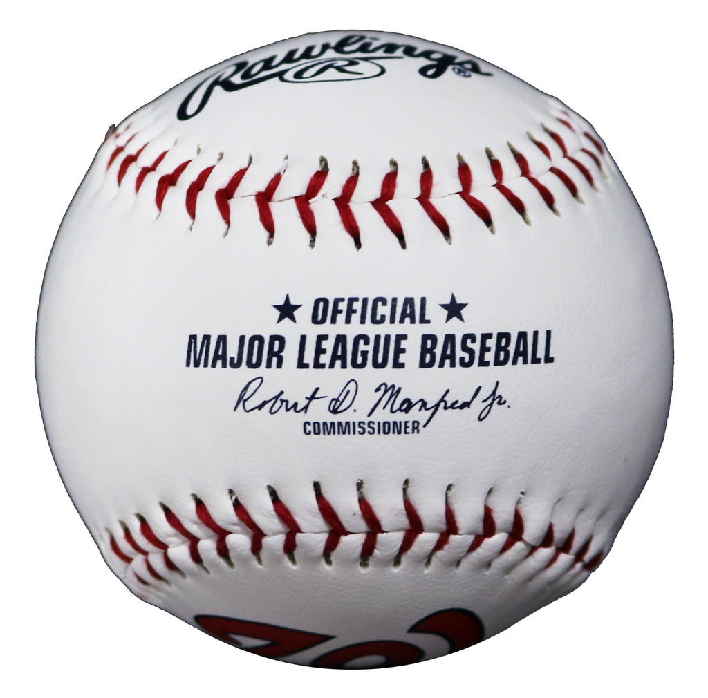 Max Scherzer Signed Autographed Washington Nationals Logo Baseball COA –