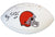 Brian Sipe Cleveland Browns Signed Autographed White Panel Logo Football Witnessed Global COA