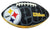 Pittsburgh Steelers 2014 Team Signed Autographed Logo Football PAAS Letter COA Roethlisberger Polamalu Bell Brown