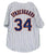 Noah Syndergaard New York Mets Signed Autographed White Pinstripe #34 Custom Jersey PAAS COA