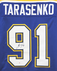 Vladimir Tarasenko St. Louis Blues Signed Autographed Blue #91 Custom Jersey PAAS COA