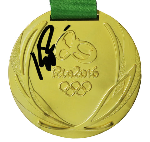 Klay Thompson Team USA Signed Autographed 2016 Rio Olympics Replica Gold Medal Heritage Authentication COA