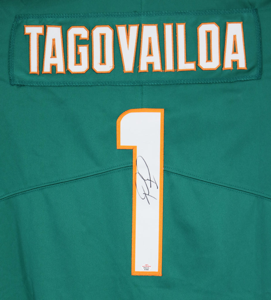 Tua Tagovailoa Autographed Full Size Authentic Miami Dolphins