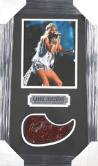 Carrie Underwood Country Singer Signed Autographed Pickguard 24" x 14-1/8" Framed Display