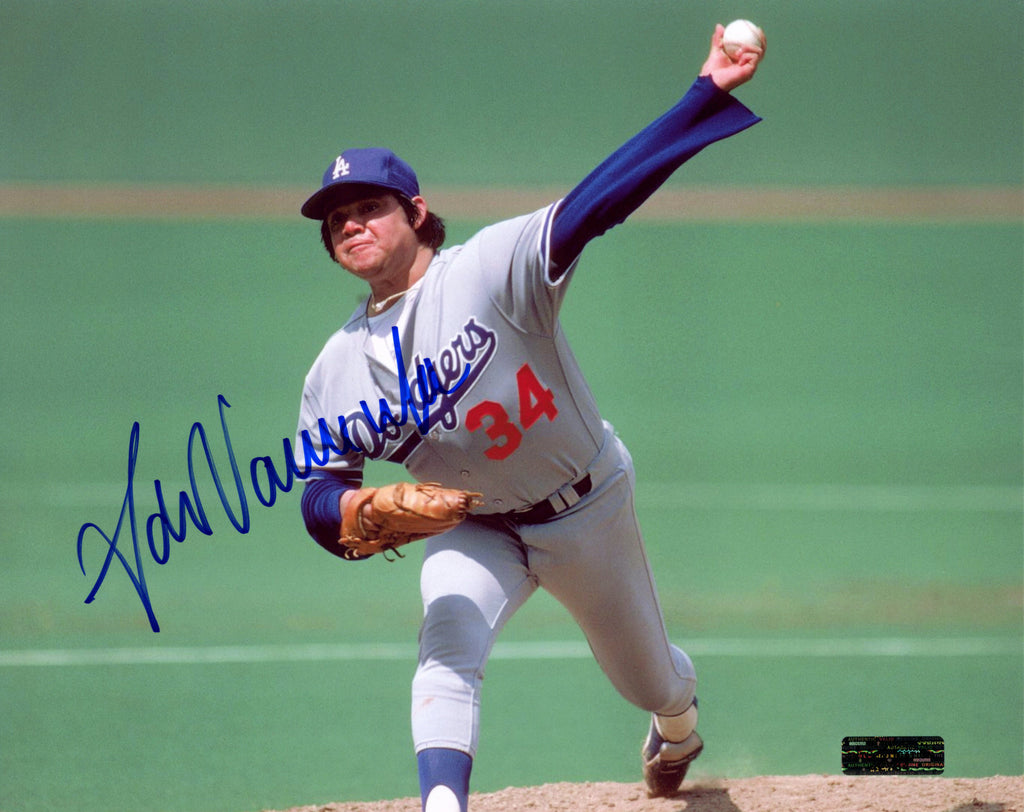 Fernando Valenzuela Los Angeles Dodgers Signed Autographed 8 x 10 Photo  Heritage Authentication COA