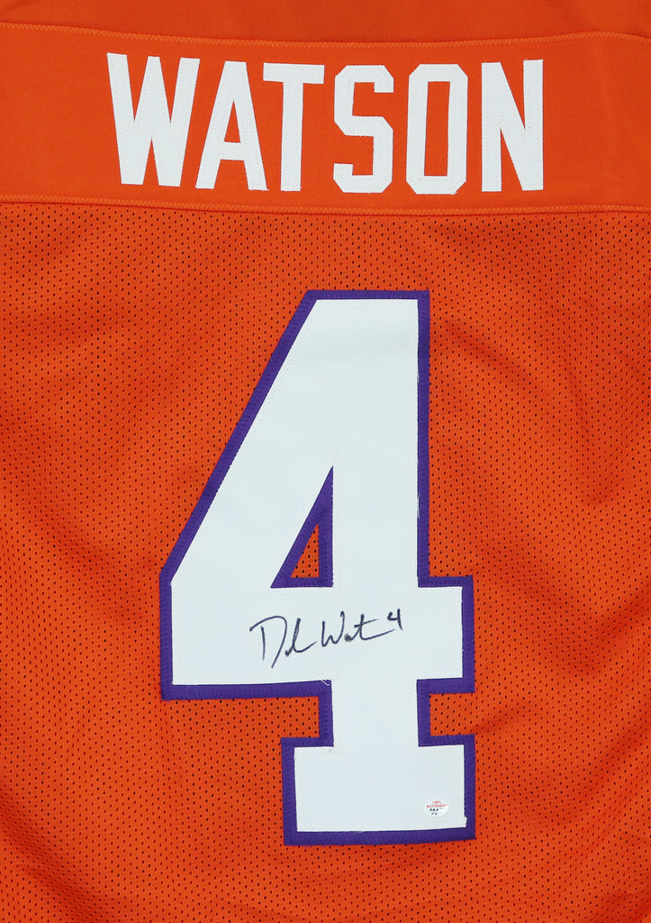 Deshaun Watson Clemson Tigers Signed Autographed Orange Custom