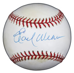 Earl Weaver Baltimore Orioles Signed Autographed Rawlings Official American League Baseball Global COA Sticker Only with Display Holder