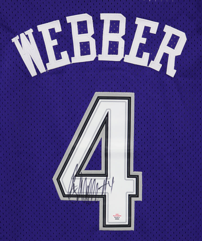 Autographed Chris Webber NBA Photos, Autographed Photos, Chris Webber NBA  Autographed Memorabilia