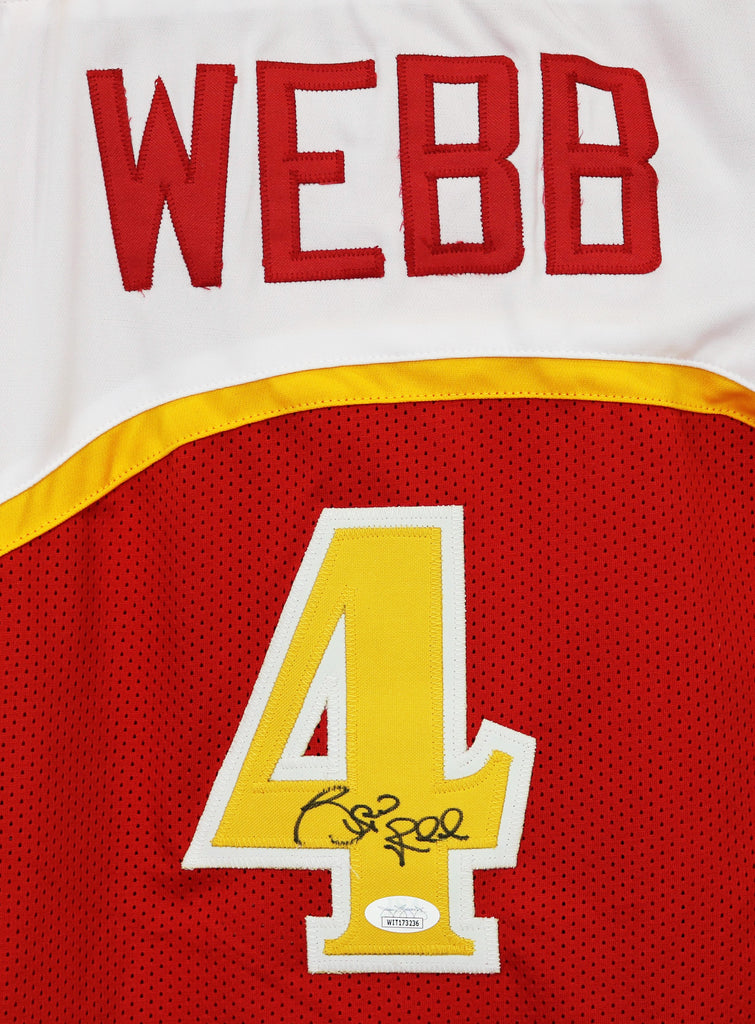 Spud Webb Atlanta Hawks Signed Autographed Red Custom Jersey