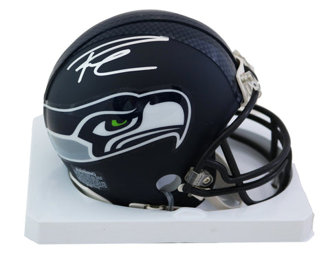 Russell Wilson Seattle Seahawks Signed Autographed Football Mini Helmet Mill Creek Sports COA