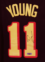 Trae Young Atlanta Hawks Signed Autographed Black #11 Jersey Heritage Authentication COA