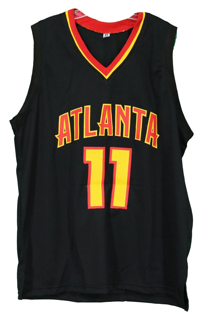 Trae Young Atlanta Hawks Signed Autographed Black #11 Jersey