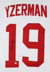 Steve Yzerman Detroit Red Wings Signed Autographed White #19 Custom Jersey PAAS COA