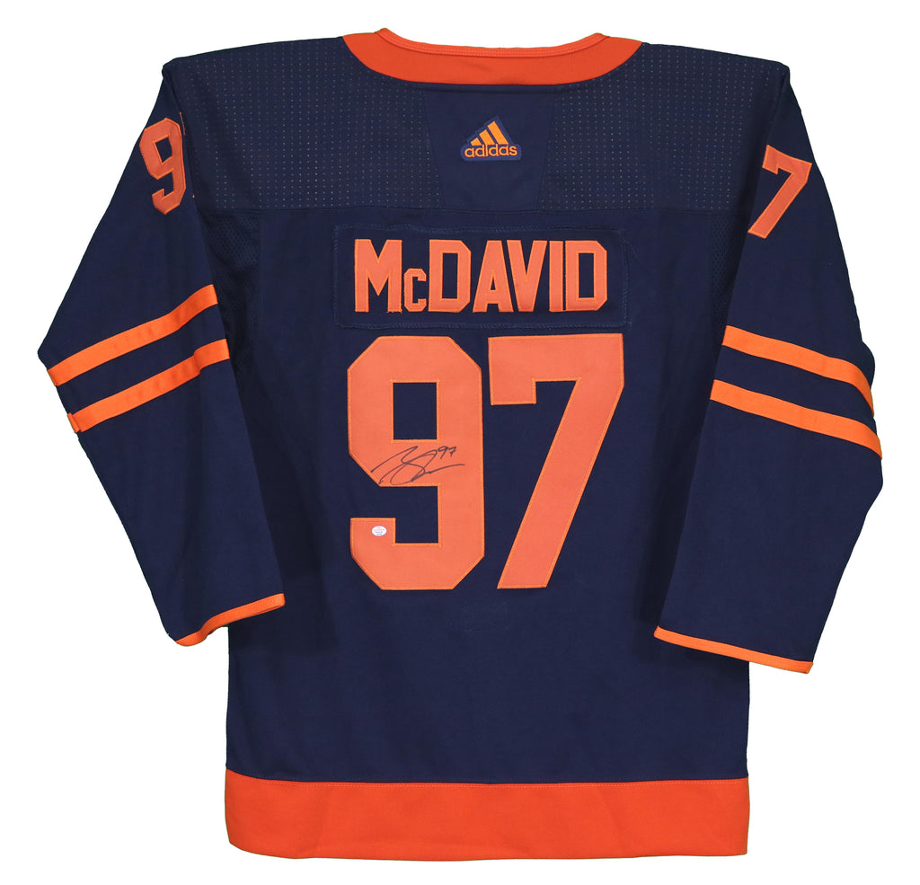 Connor McDavid Autographed Edmonton Oilers Adidas Jersey